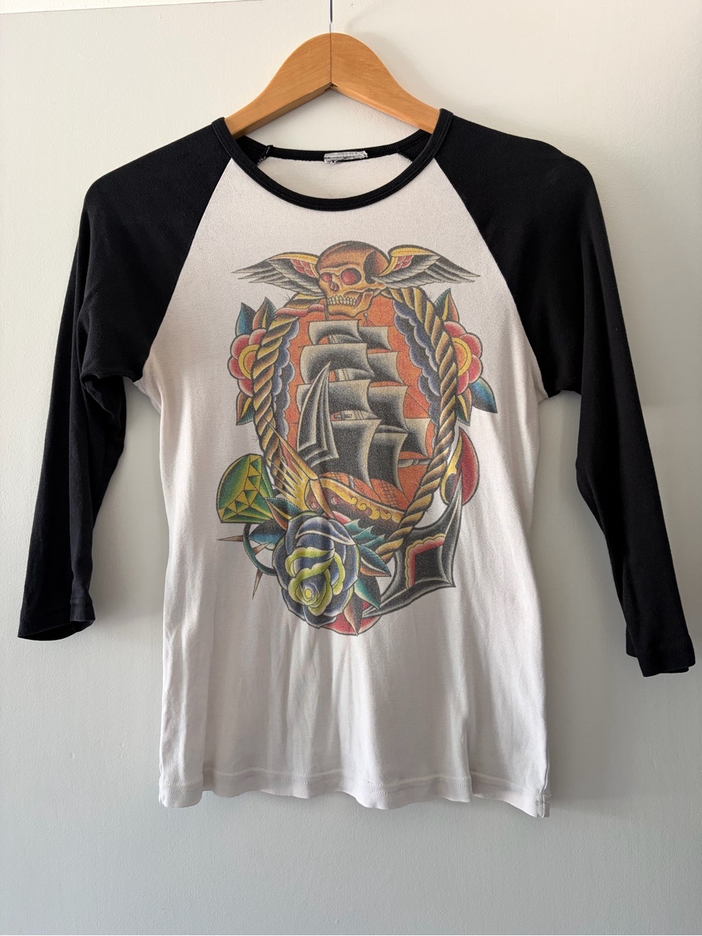 Black Market Art Company Baseball Top